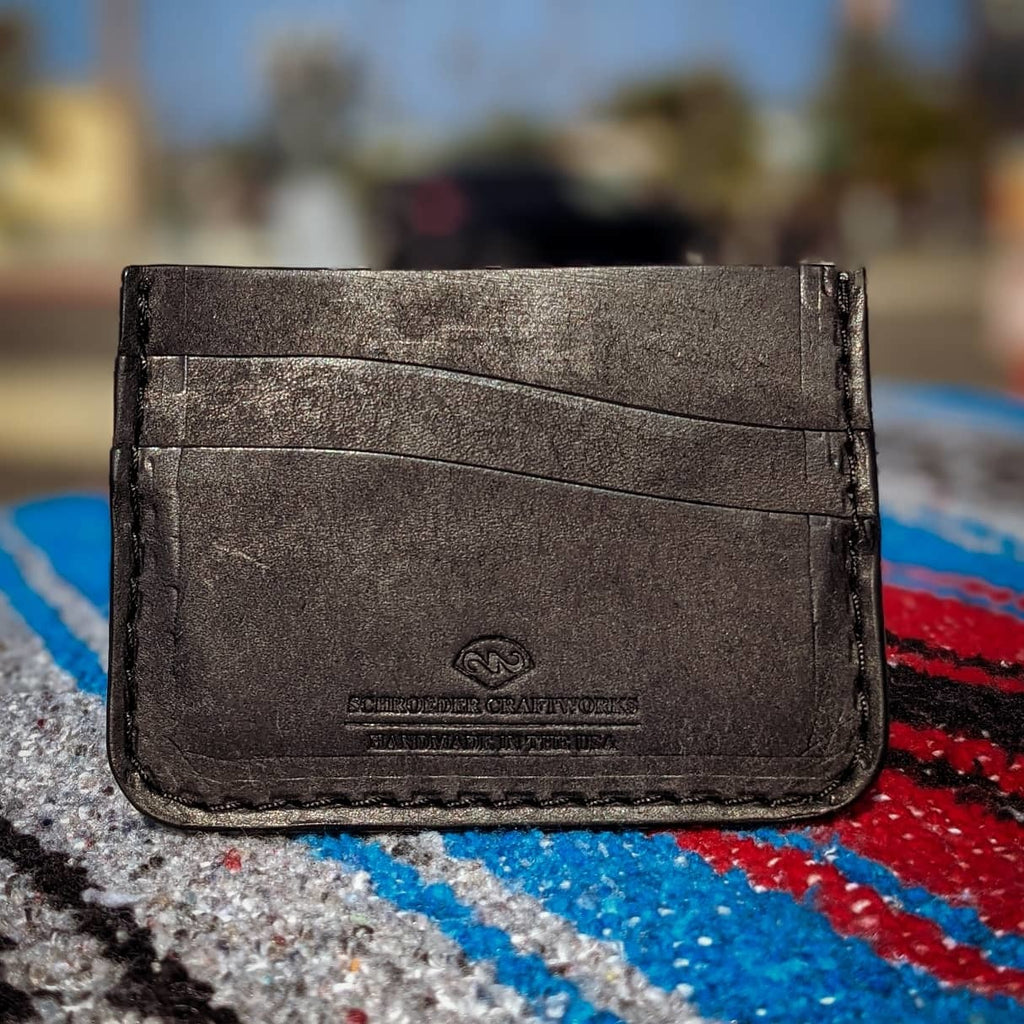 Money clip leather wallet, Slim leather wallet, Slim wallet